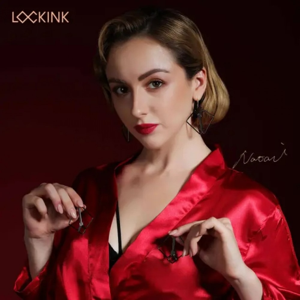 БДСМ игрушки - Зажимы для сосков LOCKINK - Серые