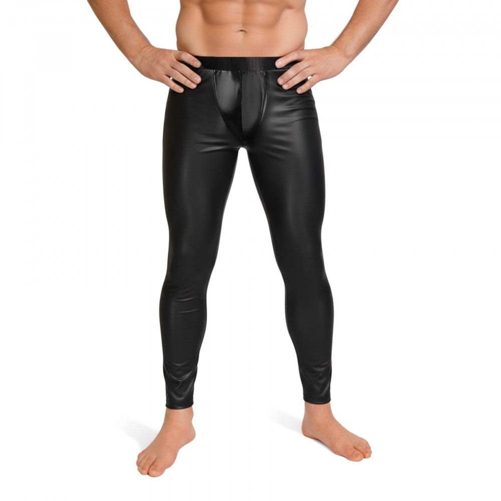  - Чоловічі легінси Art of Sex - Matthias, колір чорний з матовим ефектом, розмір S