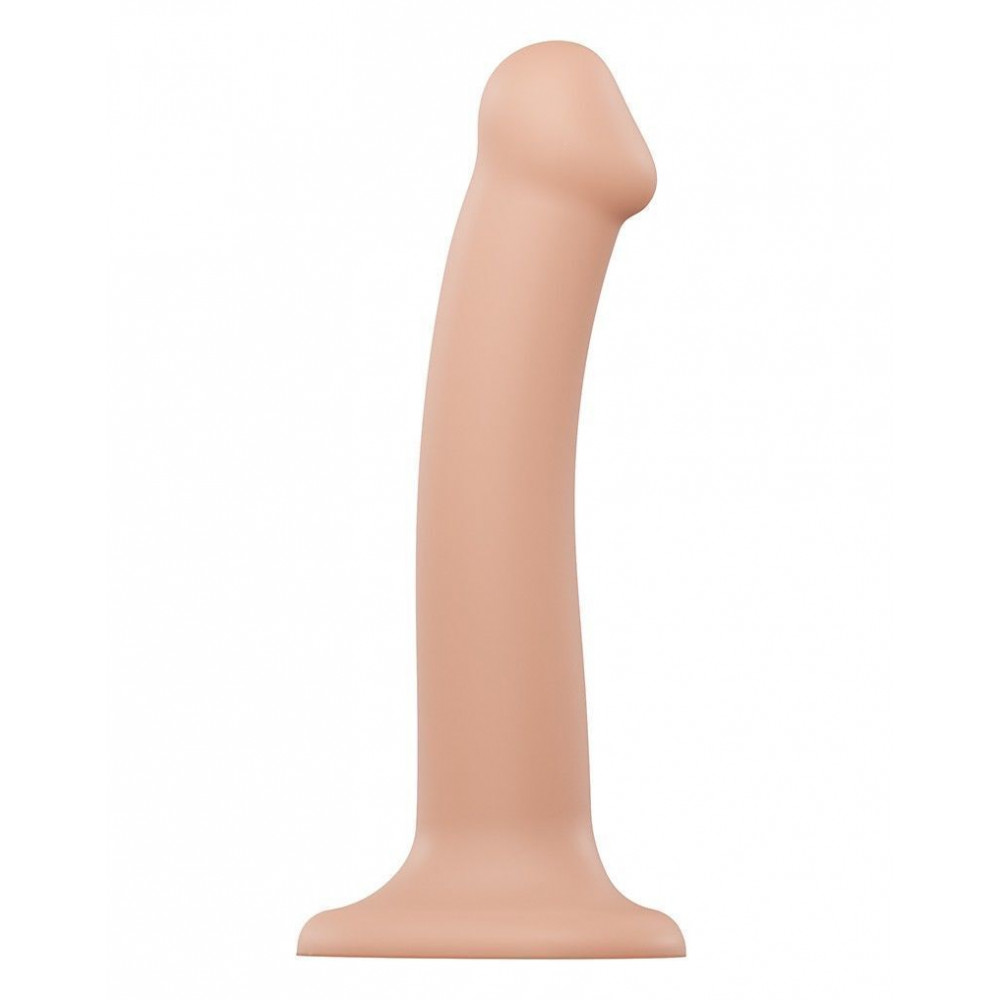 Секс игрушки - Насадка для страпона Strap-On-Me Dual Density Dildo Flesh M (мятая упаковка)