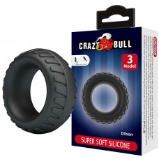 Ерекційне кільце Crazy Bull №3 - Dilson super soft silicone, BI-210353