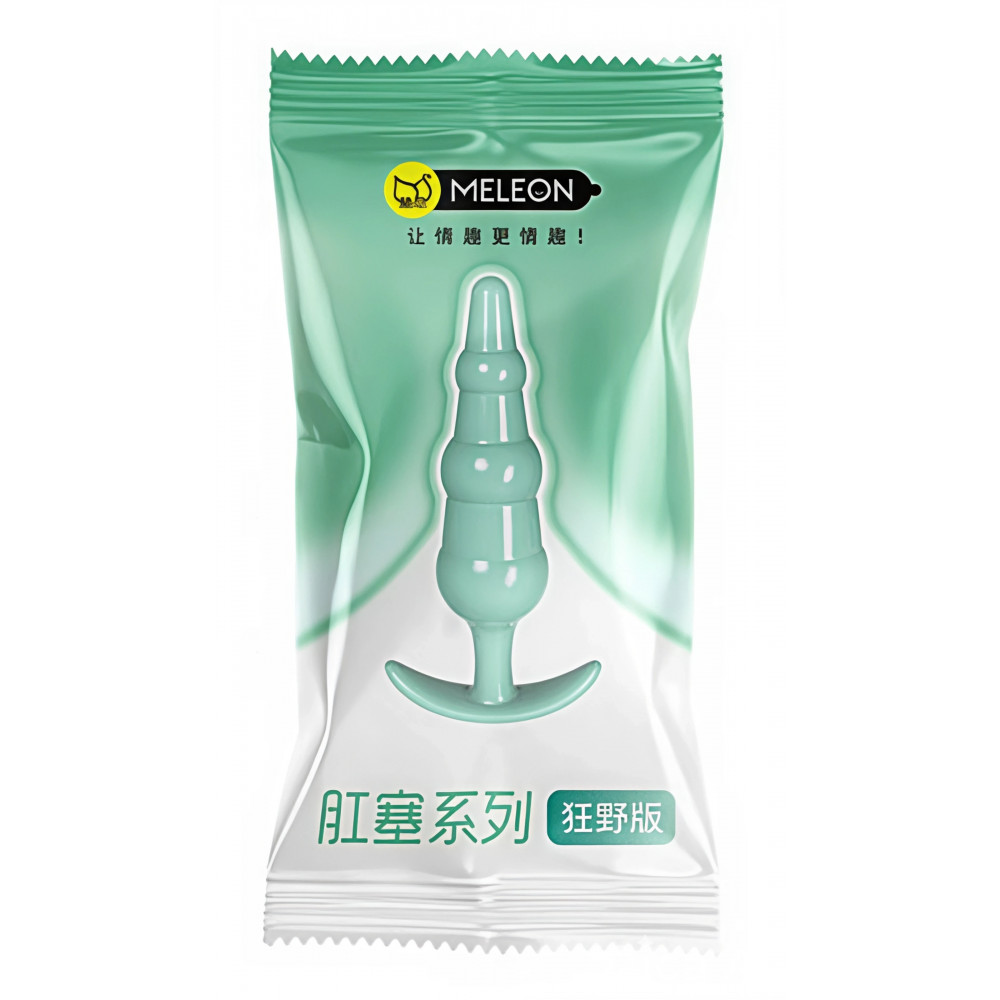 Анальные игрушки без вибрации - Анальная пробка Meleon AP013 5