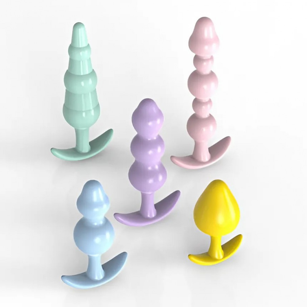 Анальные игрушки без вибрации - Анальная пробка Meleon AP013 4