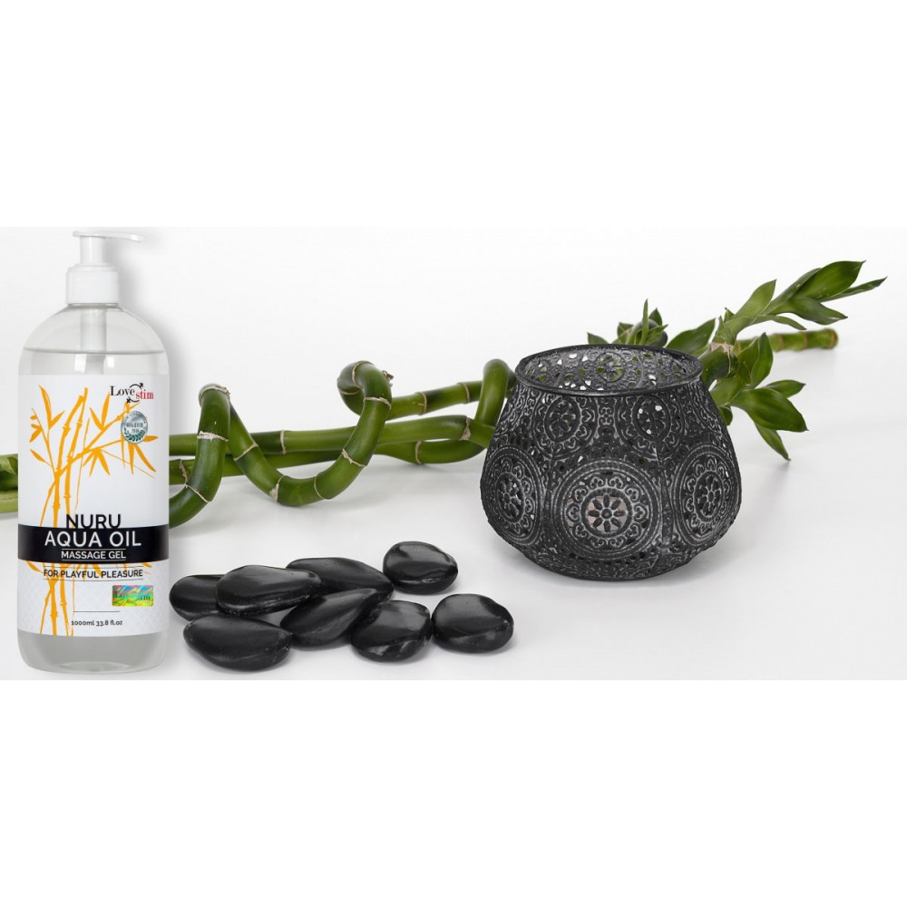 Разное - Массажное масло Love Stim - NURU AQUA OIL, 1000 ml 1