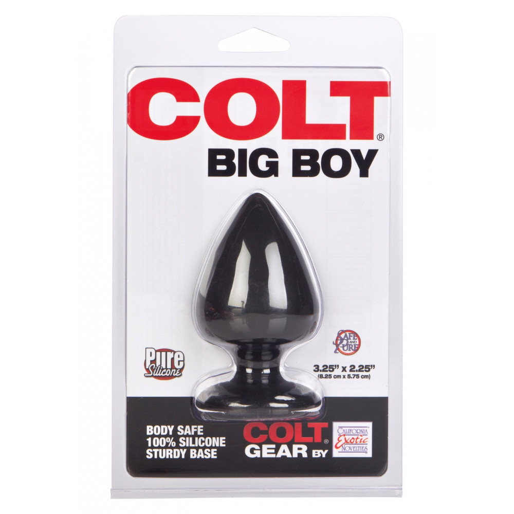 - Анальная пробка California Exotic Colt Big Boy, черный, L 3