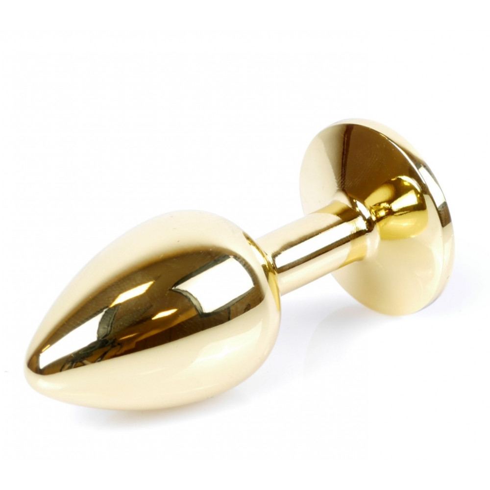 Анальные игрушки - Анальная пробка Boss Series - Jewellery Gold PLUG Dark Blue S, BS6400023 6