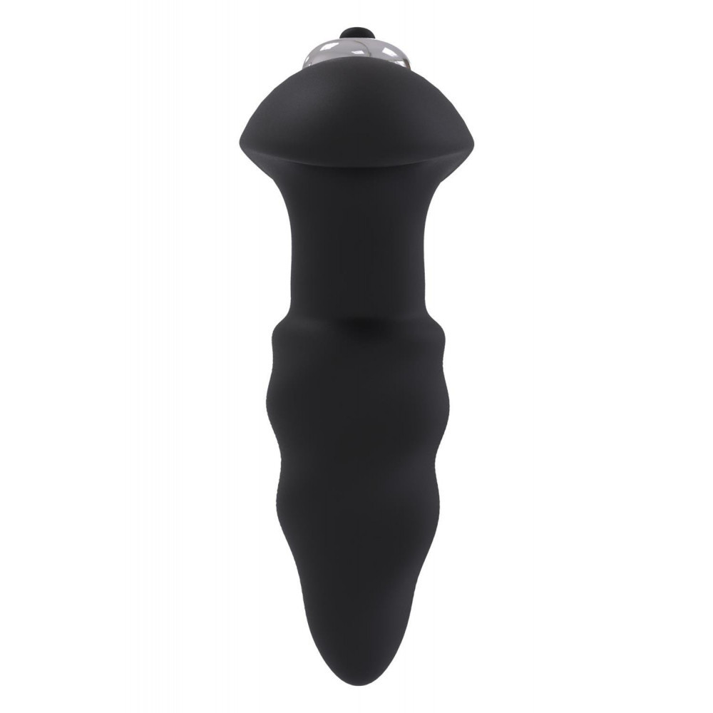  - Анальная пробка с вибропулей Dream Тoys Еssentials черная 2