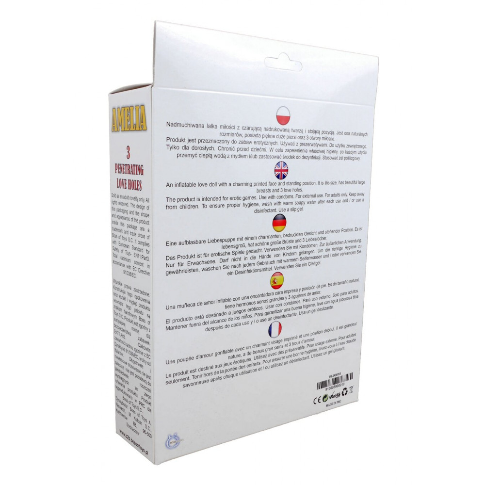  - Надувна лялька BOYS of TOYS - Amelia, BS5900010 2