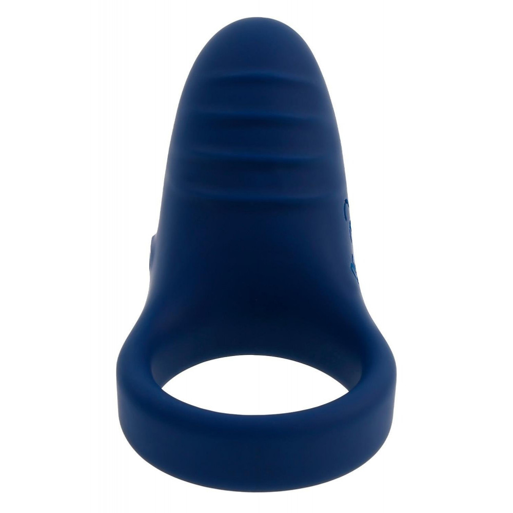 Эрекционные кольца с вибрацией - Эрекционное виброкольцо Evolved Playboy синее, 7.8 см 4