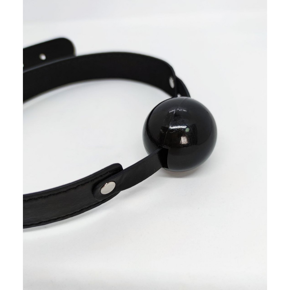 Разное - Кляп DS Fetish Ball gag rubber black 1
