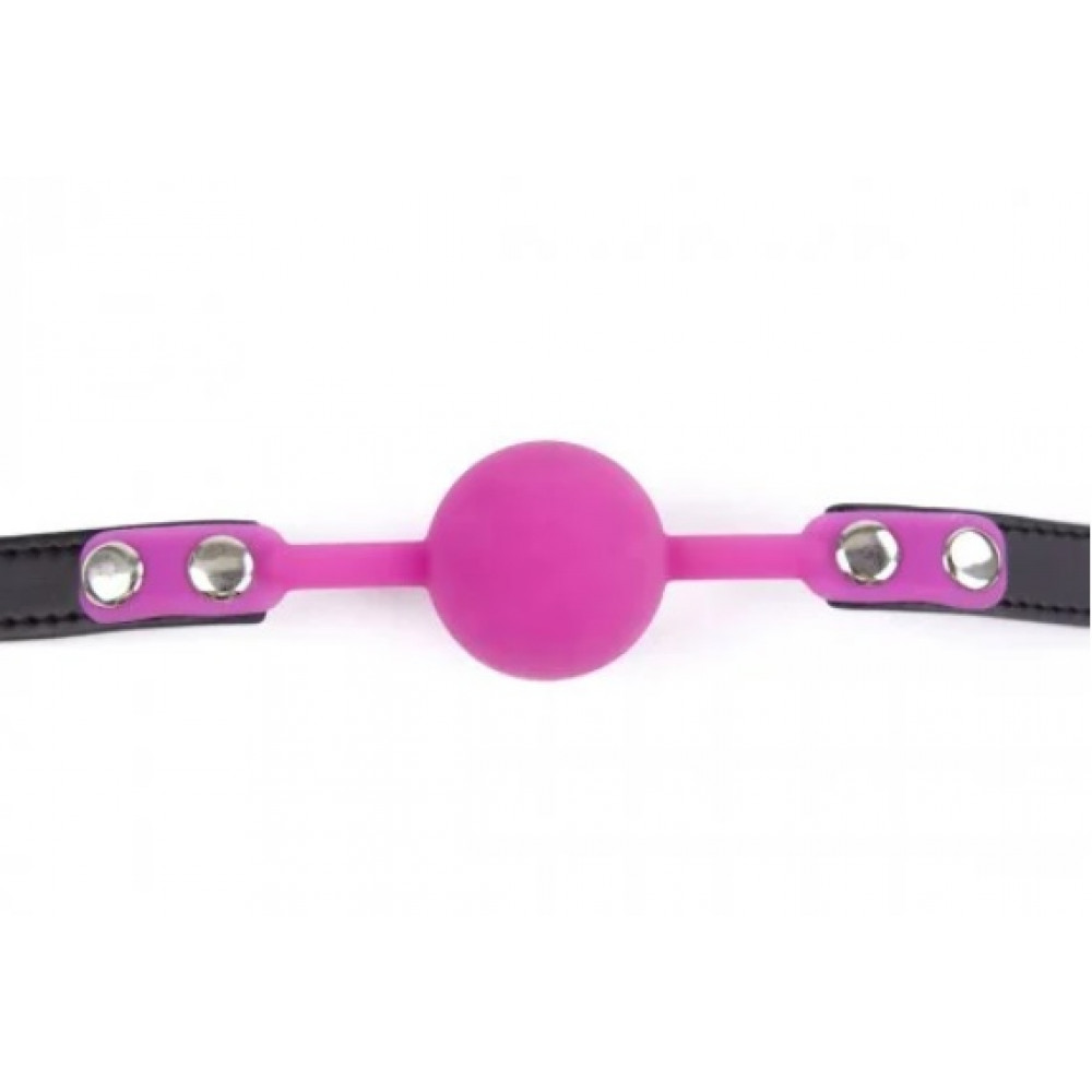 БДСМ игрушки - Кляп силиконовый с замком Silicone ball gag rose with lock 1