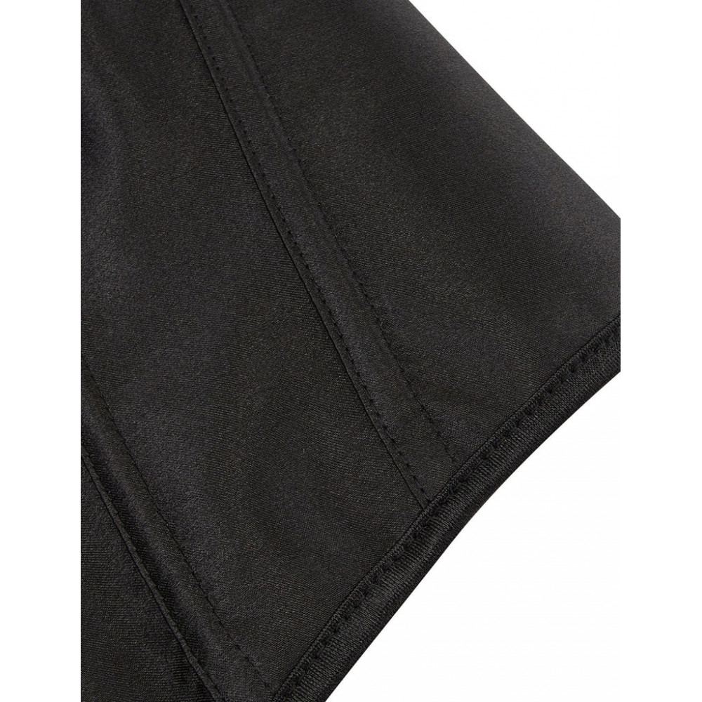 Різне - Корсет на зав'язках стрічках із бретелями Star Night 12 Plastic Bones з підтримкою бюста, чорний, S 11