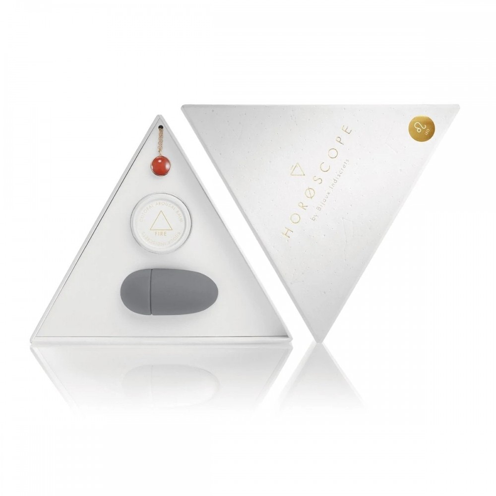 Разное - Набор Bijoux Indiscrets HOROSCOPE Leo (Лев) вибратор на палец, гель для клитора, подвеска