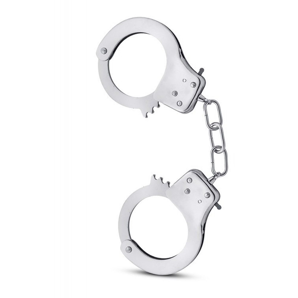 БДСМ игрушки - Наручники Temptasia Cuffs Silver, металл 3