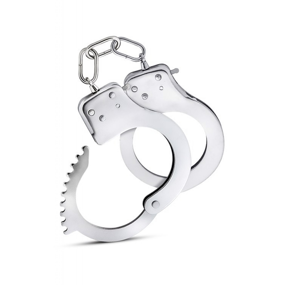 БДСМ игрушки - Наручники Temptasia Cuffs Silver, металл 2