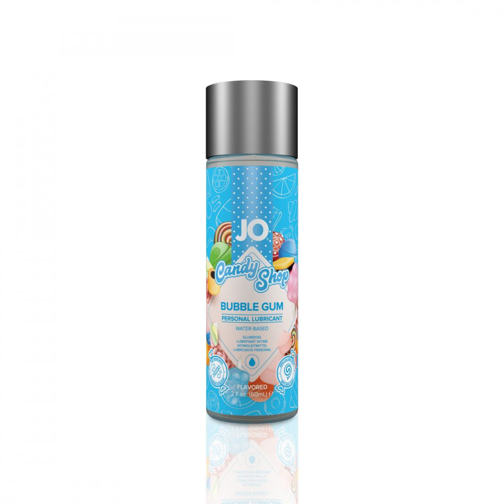 Оральные смазки - Лубрикант на водной основе System JO H2O - Candy Shop - Bubblegum (60 мл) без сахара и парабенов