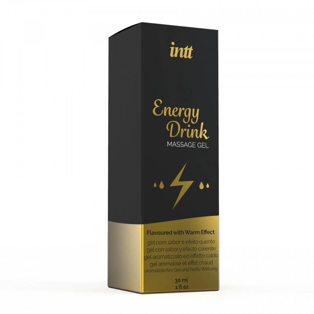 Массажные масла и свечи - Массажный гель для интимных зон Intt Energy Drink (30 мл) разогревающий 1