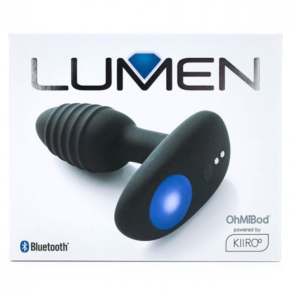  - Интерактивная анальная пробка OhMiBod Lumen powered by KIIROO 1