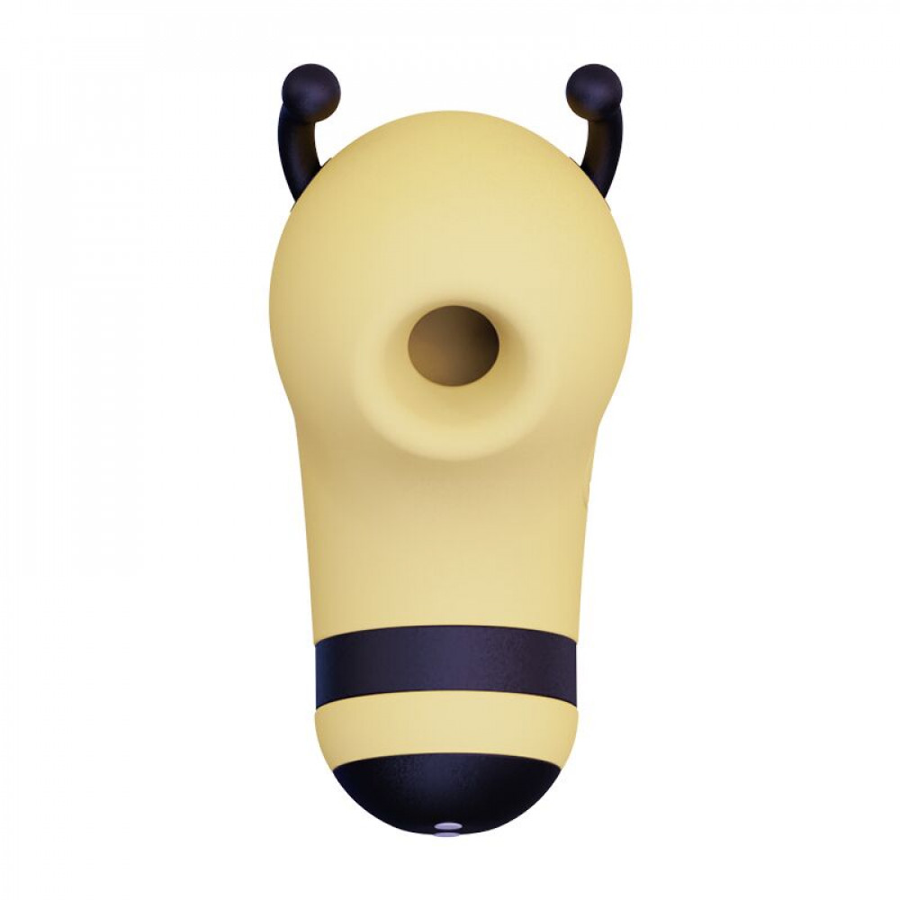 Вибраторы вакуумные - Вакуумный стимулятор с микротоками CuteVibe Beebe Yellow, на палец 6