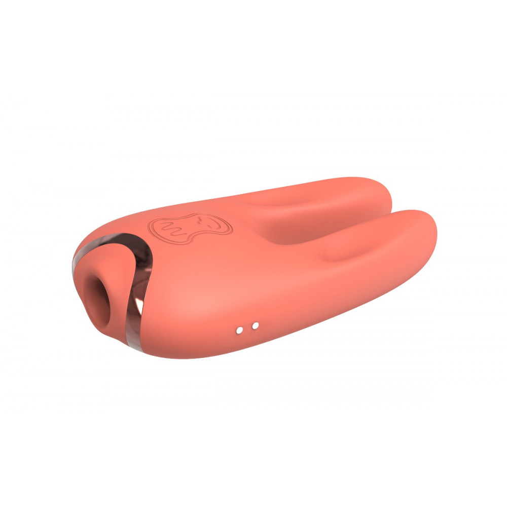 Разное - Стимулятор для клитора Chisa Kissen Bloom с вибрацией и всасыванием, оранжевый 3