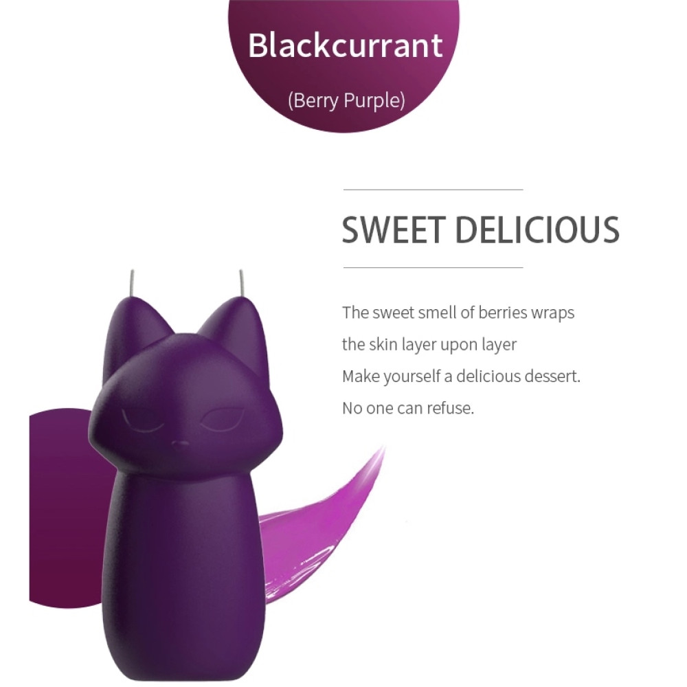 Різне - Свічка лисичка низькотемпературна Roomfun Berry з ароматом чорної смородини, темно-фіолетова 1