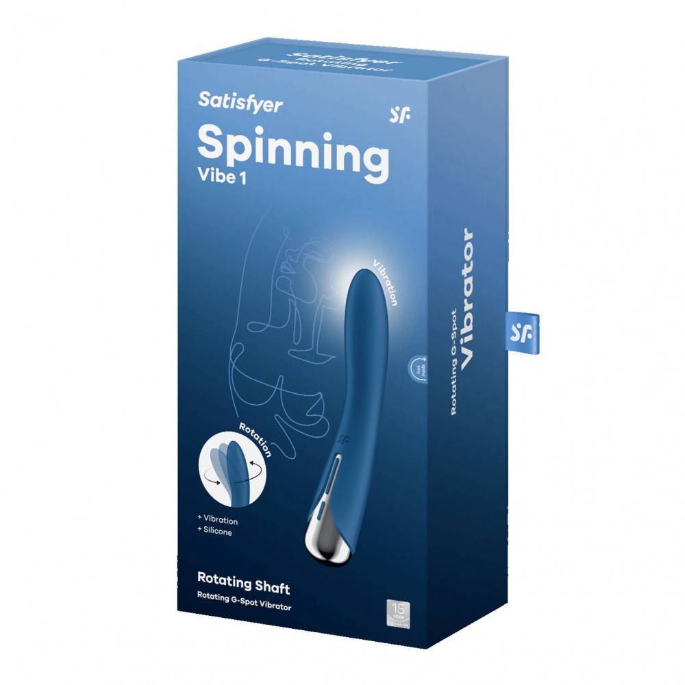 Вибратор - Вибратор Satisfyer Spinning Vibe 1 Blue 7