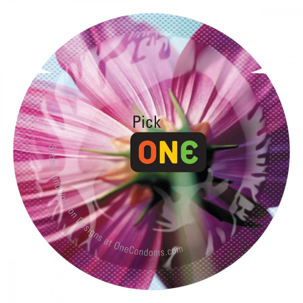 Презервативы - Презерватив ONE Color Sensations - Pick ONE (Purple) 1 шт