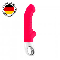 Вибратор для точки G Fun Factory TIGER india red, ребристый, подходит для анальной стимуляции