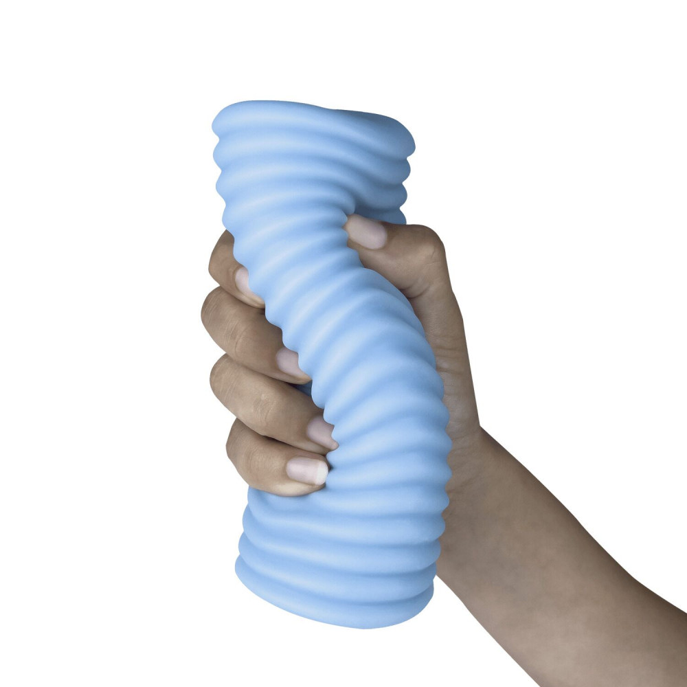 Мастурбаторы без вибрации - Мастурбатор Wooomy Saucy Abstract Masturbator, сквозной, двусторонний 2