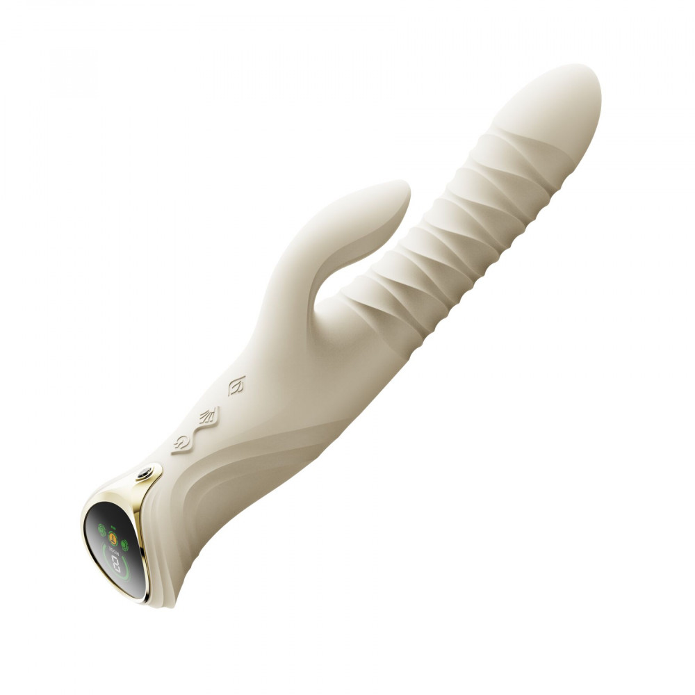 Классический вибратор - Пульсатор-кролик с вибрацией Zalo Mose 2 Ivory White 10