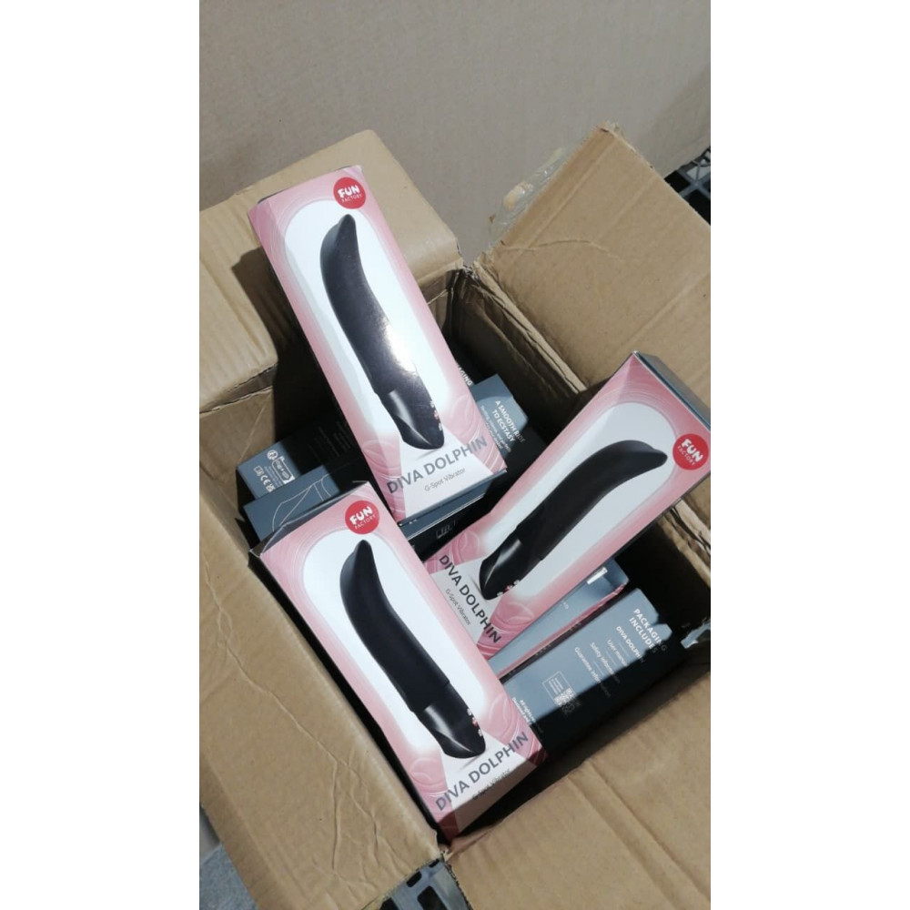 Секс игрушки - Вибратор Fun Factory Diva Dolphin Black (мятая упаковка!!!) 1