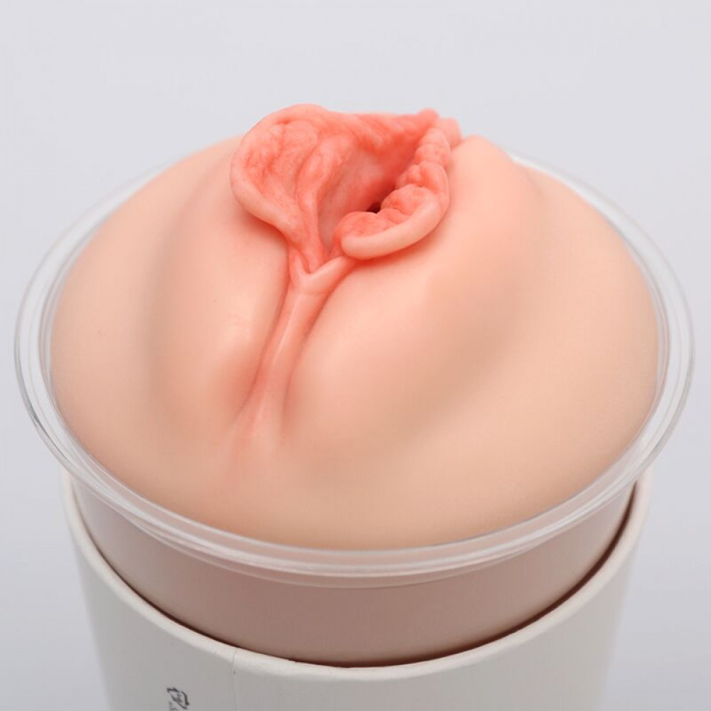 Мастурбатори без вібрації - Мастурбатор-вагіна Naked Factory Cup Sleeve V–4, наскрізний 3