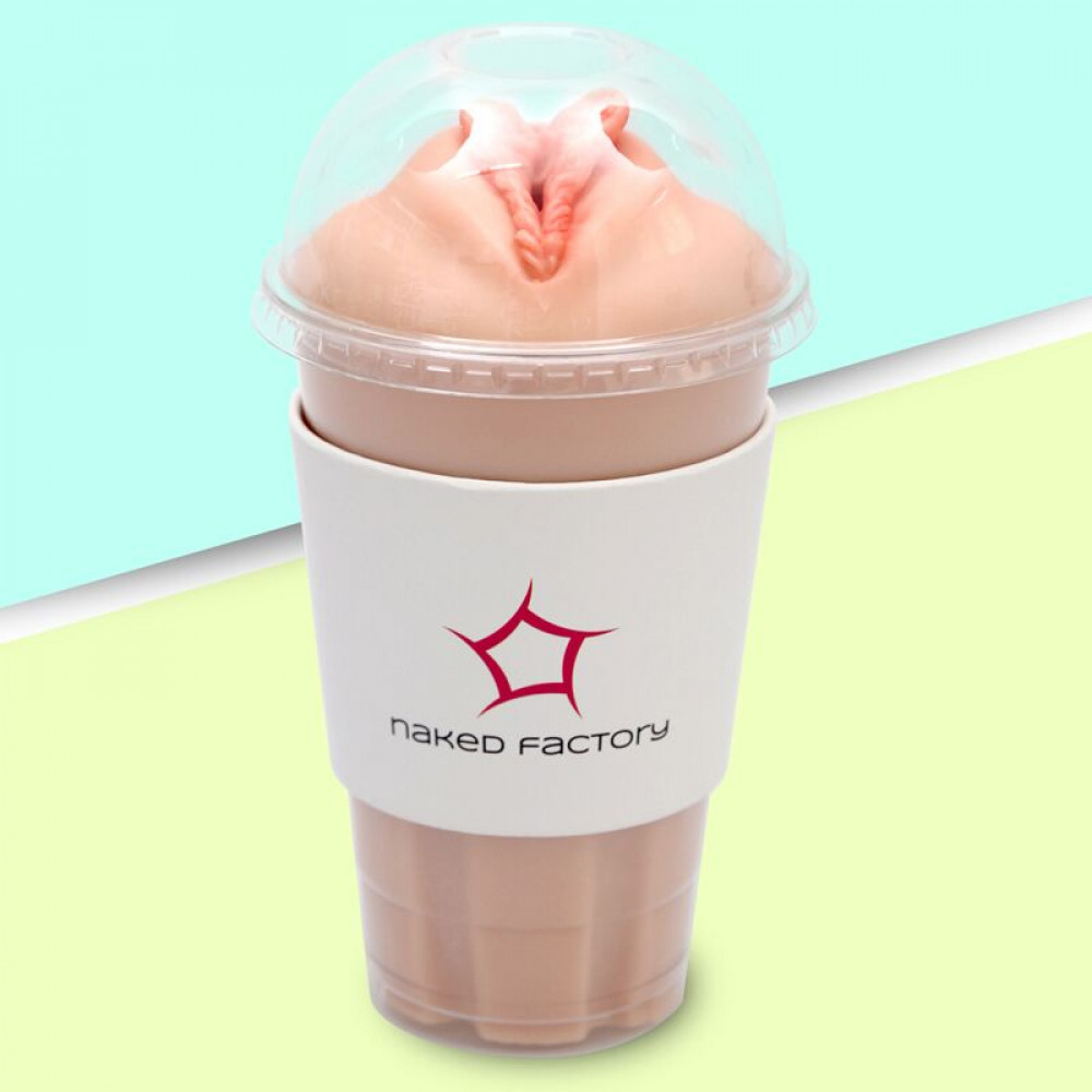 Мастурбатори без вібрації - Мастурбатор-вагіна Naked Factory Cup Sleeve V–4, наскрізний 7