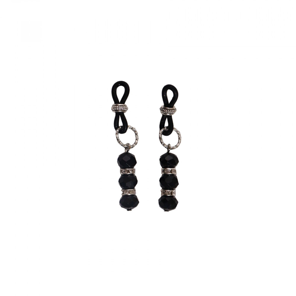  - Прикраса на соски Art of Sex - Giulia, колір чорний