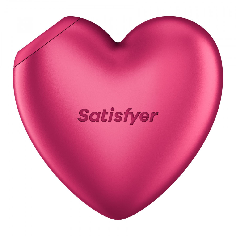Вакуумный вибратор - Вакуумный стимулятор-сердечко с вибрацией Satisfyer Cutie Heart Battery Series