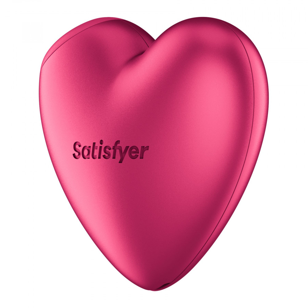 Вакуумный вибратор - Вакуумный стимулятор-сердечко с вибрацией Satisfyer Cutie Heart Battery Series 1