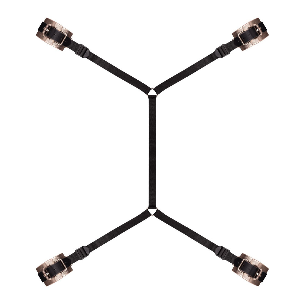  - Фіксатор рук і ніг для ліжка Rosy Gold - Under-Mattress Restraint Set