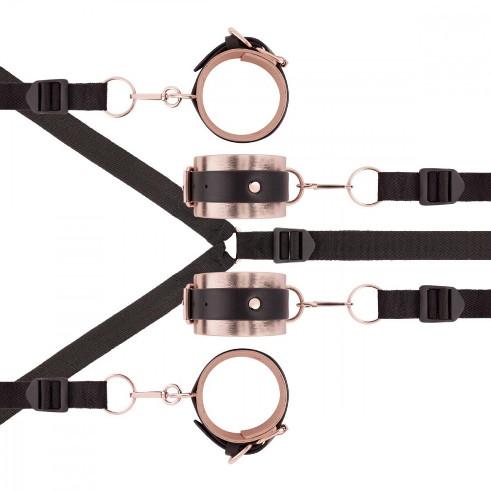  - Фіксатор рук і ніг для ліжка Rosy Gold - Under-Mattress Restraint Set 3