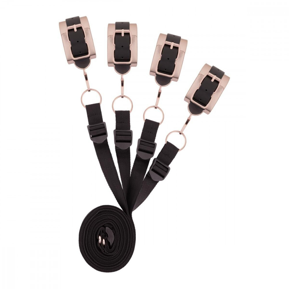  - Фіксатор рук і ніг для ліжка Rosy Gold - Under-Mattress Restraint Set 1