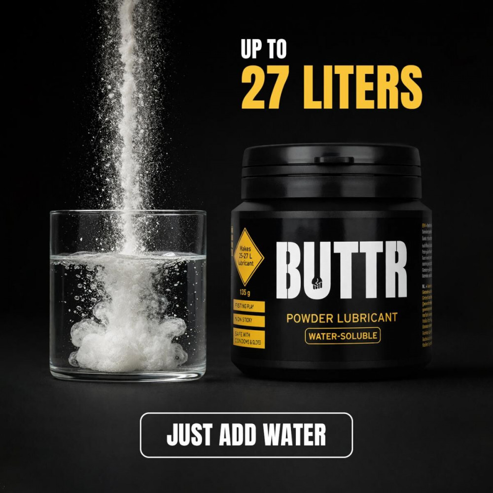 Анальные смазки - Смазка для фистинга порошковая BUTTR Powdered Lubricant 9