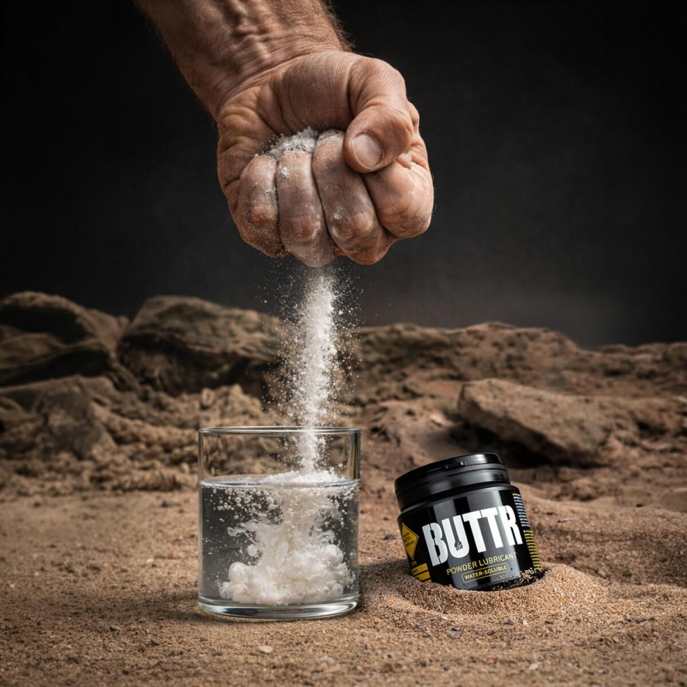 Анальные смазки - Смазка для фистинга порошковая BUTTR Powdered Lubricant 8