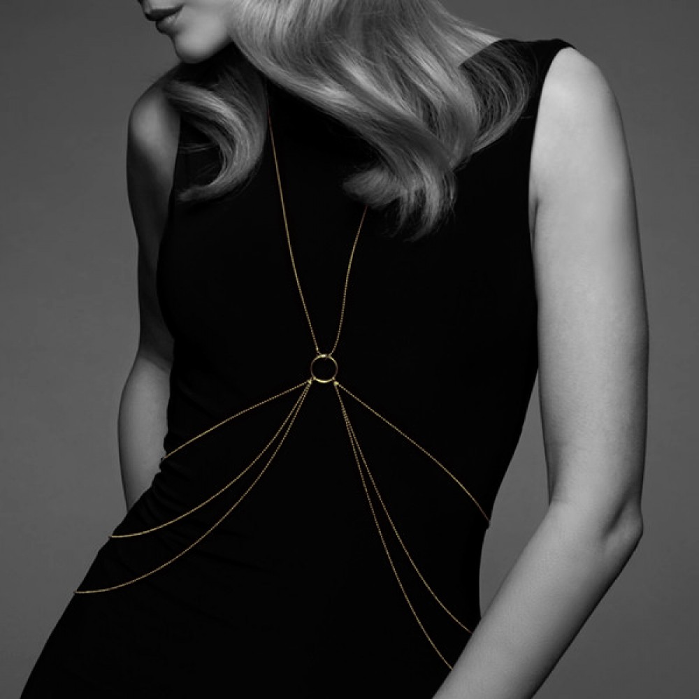 Різне - Ланцюжок для тіла Bijoux Indiscrets Magnifique 8 Body Chain - Gold, прикраса для тіла 1