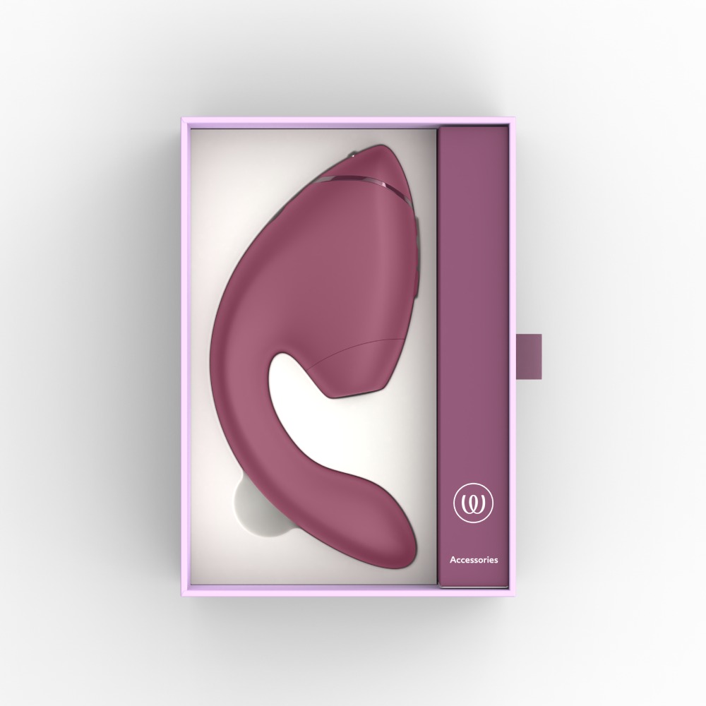 Вакуумний вібратор - Вібратор-стимулятор вакуумний Womanizer Next Duo Dusky Pink для точки G, рожевий 28