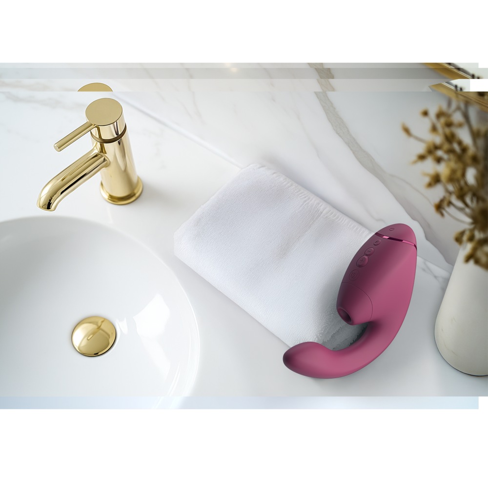 Вакуумний вібратор - Вібратор-стимулятор вакуумний Womanizer Next Duo Dusky Pink для точки G, рожевий 5