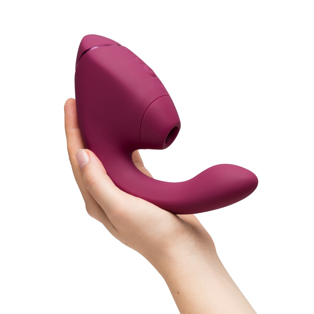 Вакуумний вібратор - Вібратор-стимулятор вакуумний Womanizer Next Duo Dusky Pink для точки G, рожевий 57