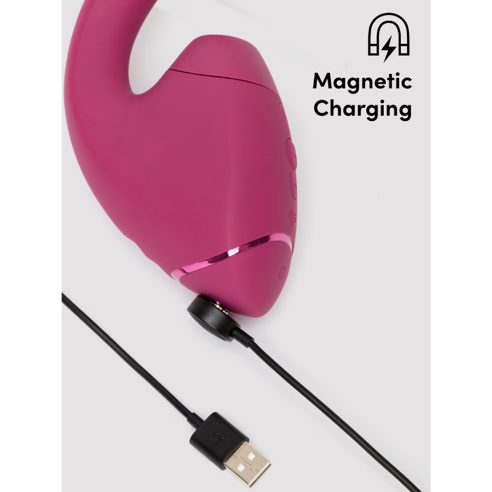 Вакуумний вібратор - Вібратор-стимулятор вакуумний Womanizer Next Duo Dusky Pink для точки G, рожевий 51