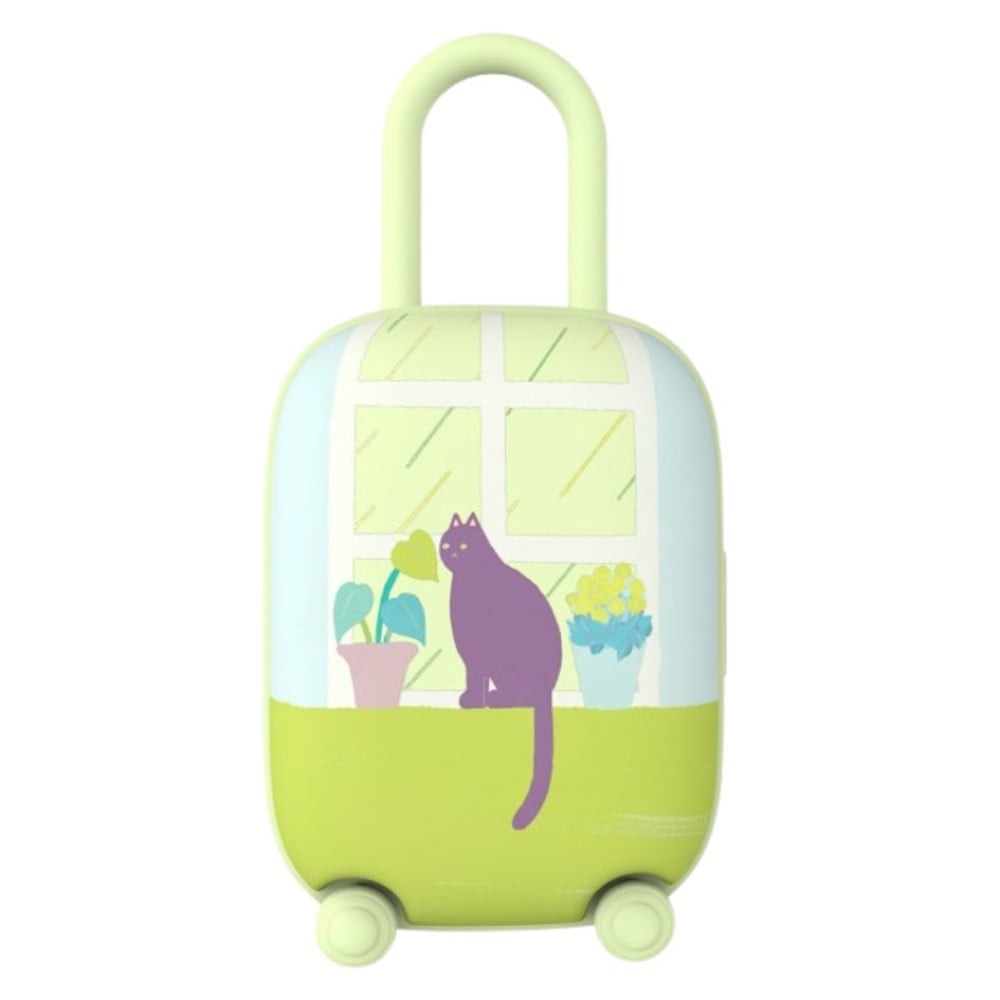 Різне - Віброяйце та вакуумний стимулятор для клітора 2в1 BeYourLover Magic Suitcase в зарядному кейсі, зелений 14