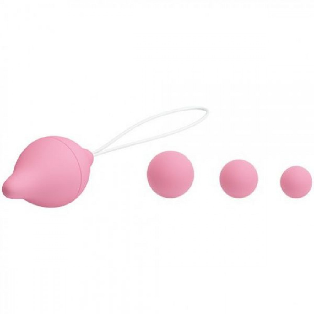 Вагинальные шарики - Набор вагинальных тренажеров Кегеля Sexual Exercise, Pink 1