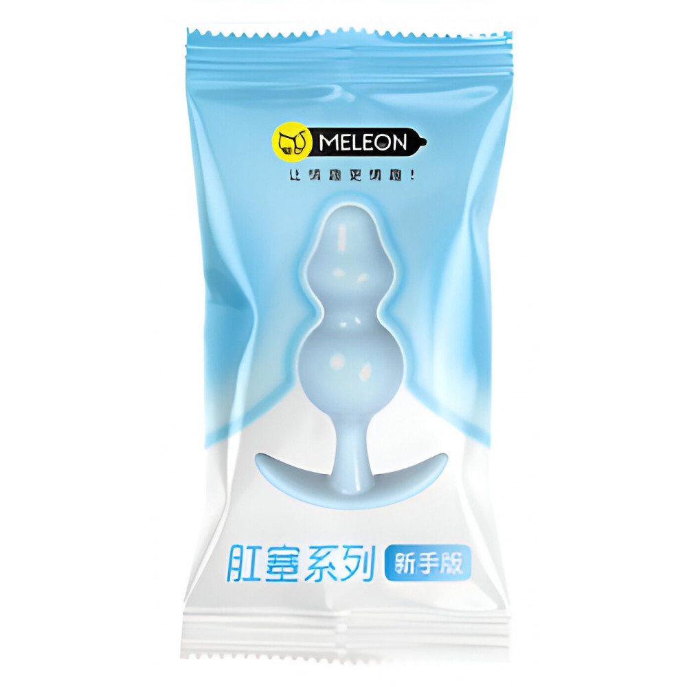 Анальные игрушки без вибрации - Анальная пробка Meleon AP014 5