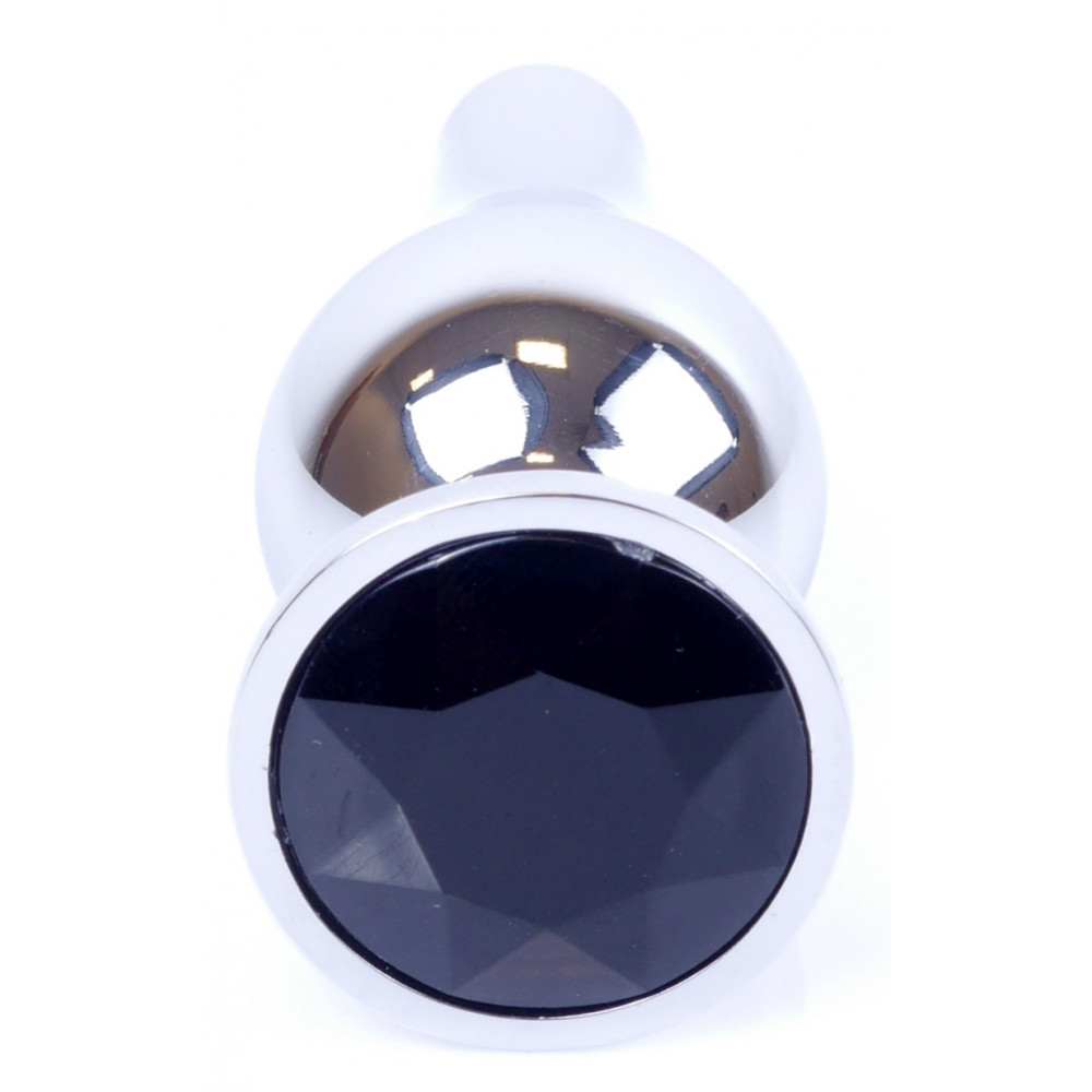 Анальные игрушки - Анальная пробка Boss Series - Jewellery Silver BUTT PLUG Black, BS6400074 8