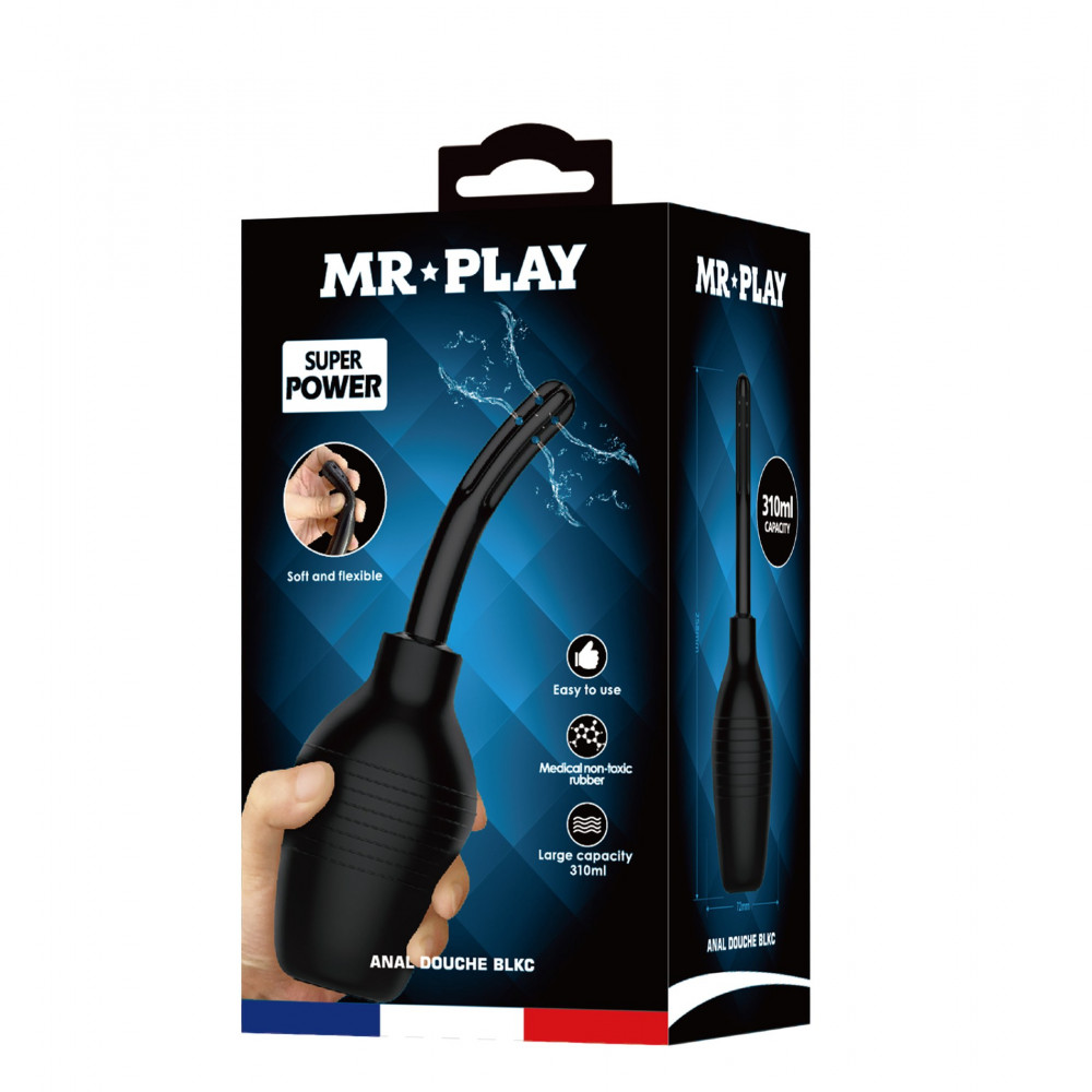 - Анальний душ Pretty Love MR PLAY чорний, 310 мл 7